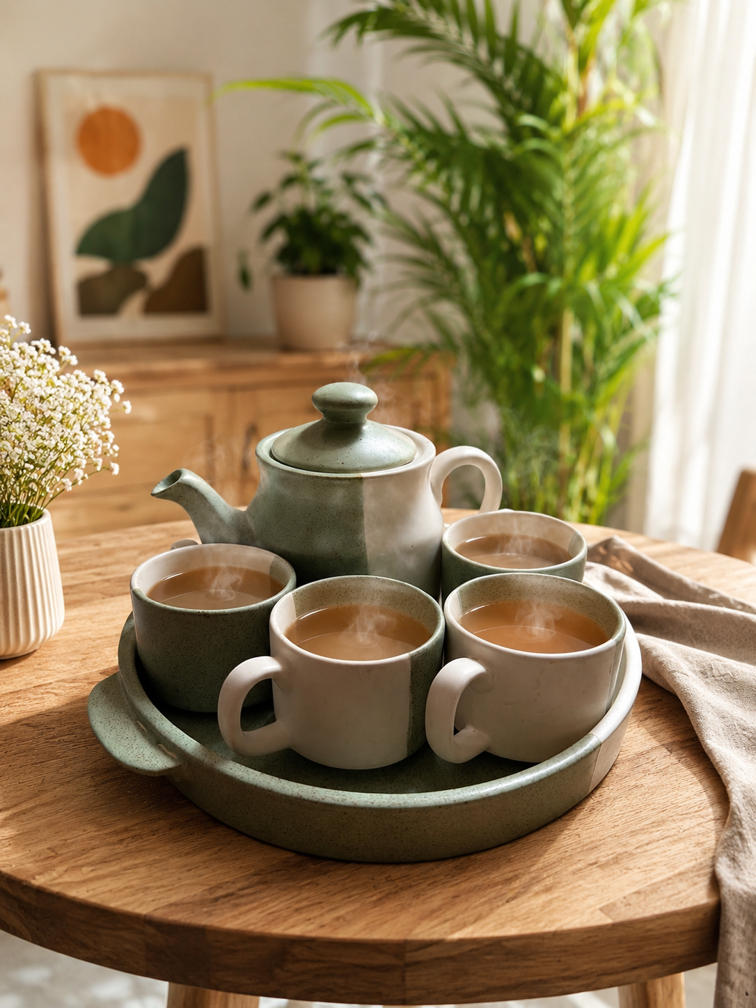 Sage Harmony Ceramic Tea Set