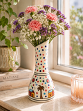 Polka Village Vase