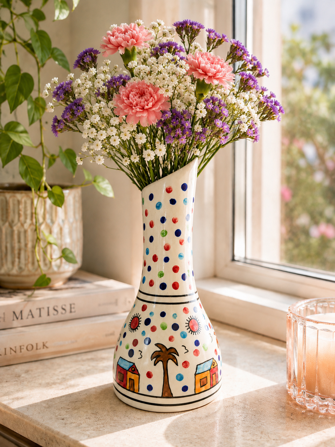 Polka Village Vase