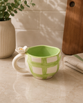 Daisy Ceramic Mug Green