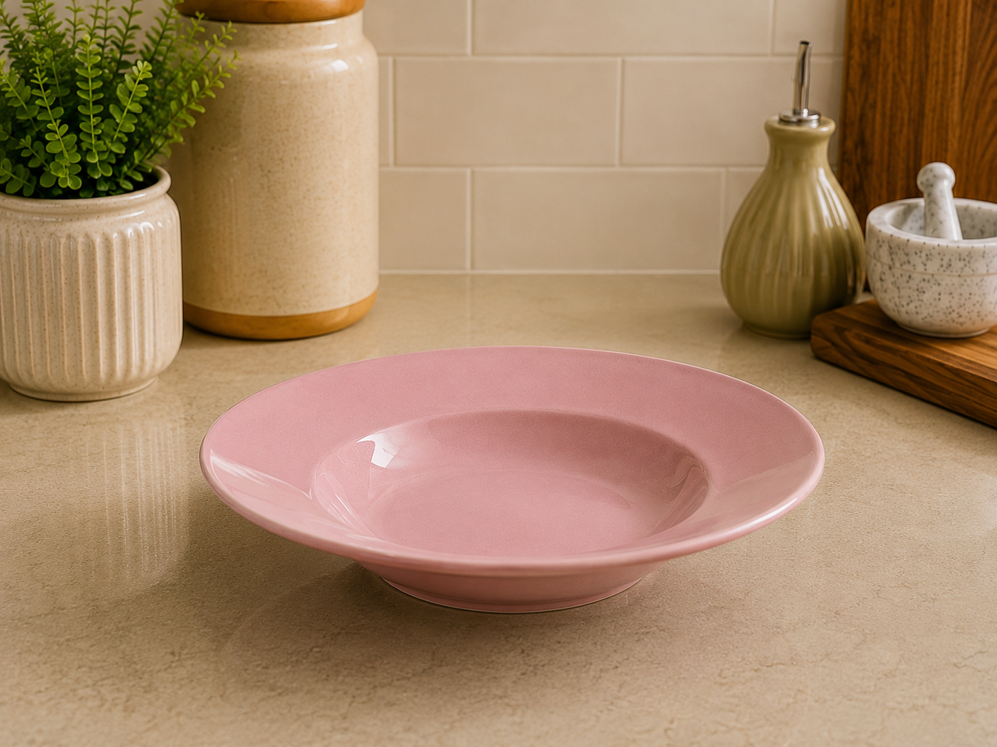 Serene Ceramic Pasta Bowl