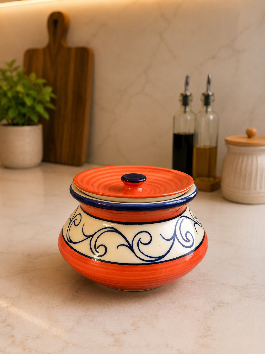 Heritage Ceramic Serving Pot