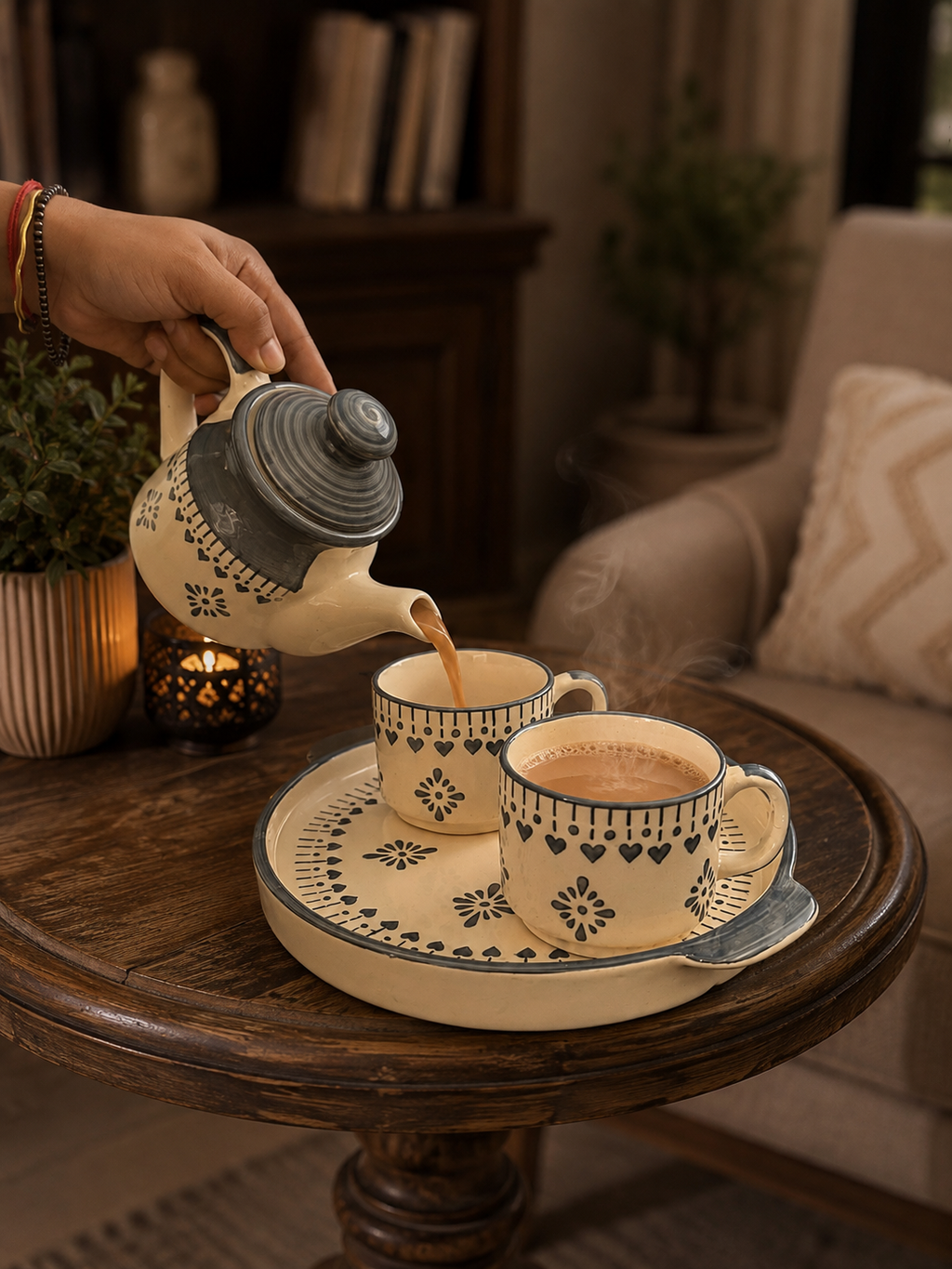 Heritage Ceramic Tea Set (4 Pieces Set)