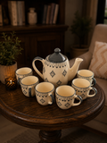 Heritage Ceramic Tea Set – 7 Piece