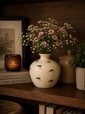 Cherry Blossom Ceramic Vase