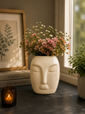 Serenity Face Ceramic Vase