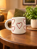 Red Hearts Mug
