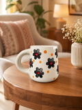 Black Bloom Ceramic Mug