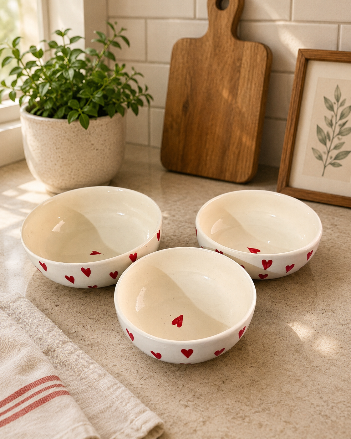 Hearty Breakfast Bowl Set of 3