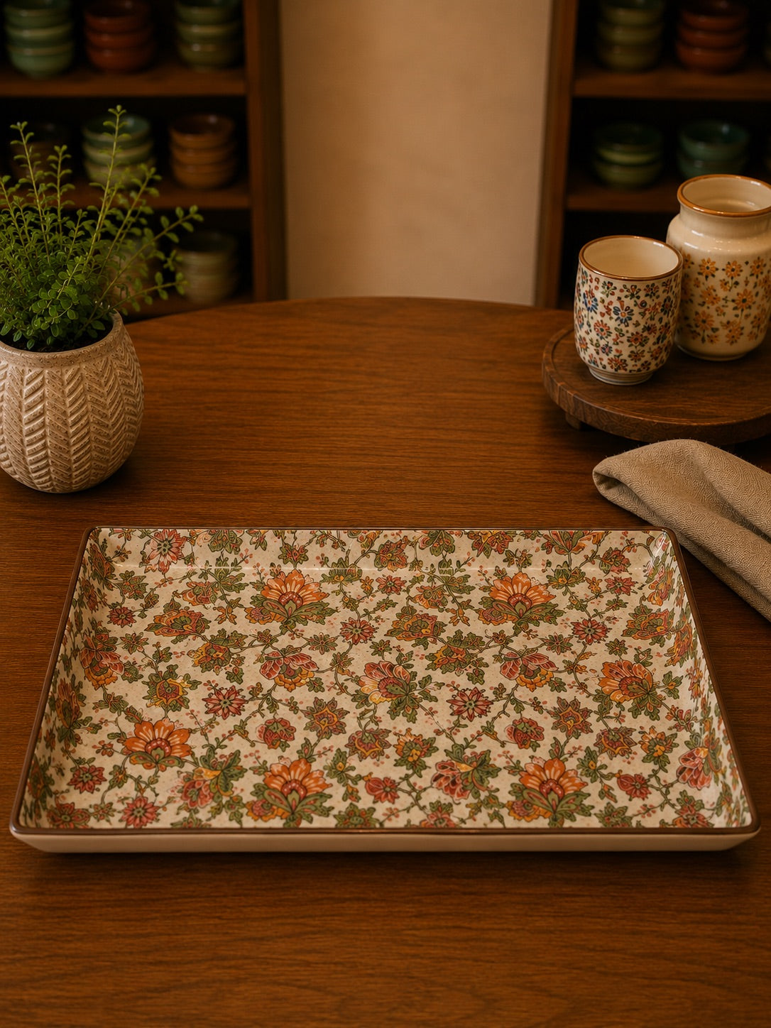 Marigold Heritage Ceramic Tray