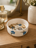 Blue Meadow Ceramic Trinket Bowl