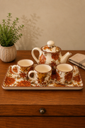 Autumn Bloom Ceramic Tea Set