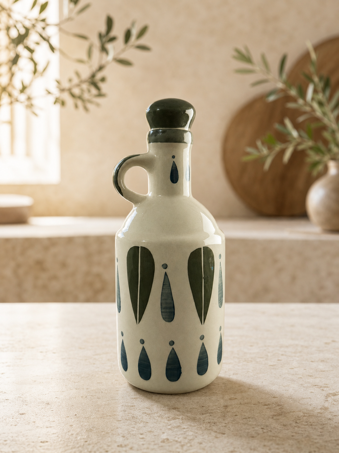 Nordic Leaf Oil Bottle